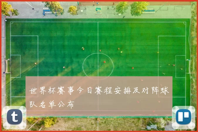 世界杯赛事今日赛程安排及对阵球队名单公布